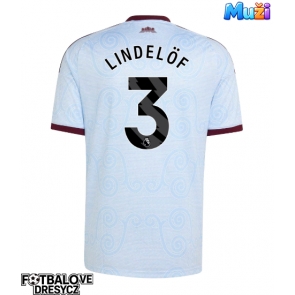 Aston Villa Victor Lindelof #3 Alternativní Dres 2026-27 Krátký Rukáv
